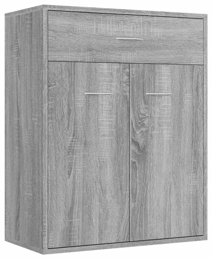 vidaXL Ντουλάπι Γκρι Sonoma 60x30x75 εκ. από Επεξεργασμένο Ξύλο
