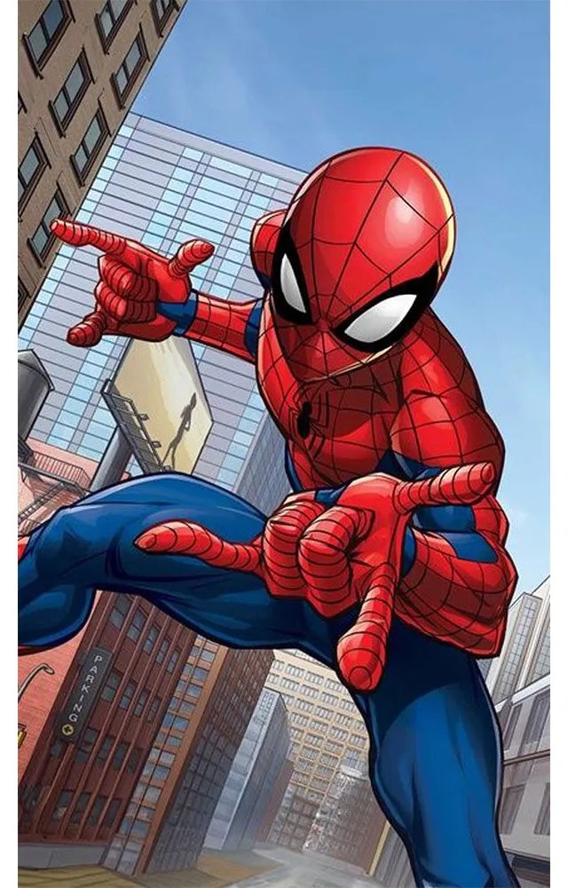 Πετσέτα Βρεφική Spiderman 40 Multi Viopros Λαβέτα 30x50cm 100% Cotton