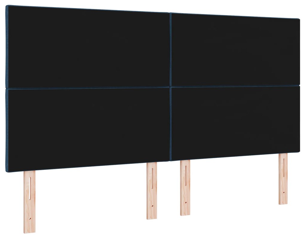 vidaXL Υφασμάτινο Κεφαλάρι Geometric Σκούρο Μπλε 180 cm ύφασμα