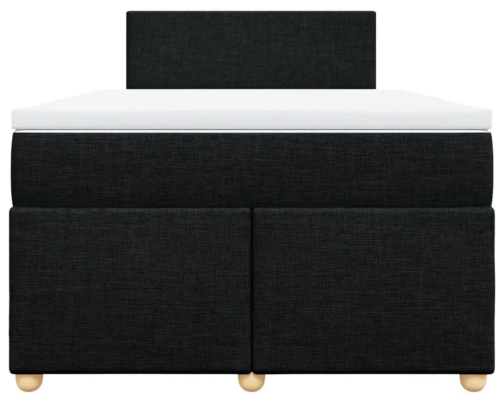 ΚΡΕΒΑΤΙ BOXSPRING ΜΕ ΣΤΡΩΜΑ ΜΑΥΡΟ 120X190 ΕΚ. ΥΦΑΣΜΑΤΙΝΟ 3288914