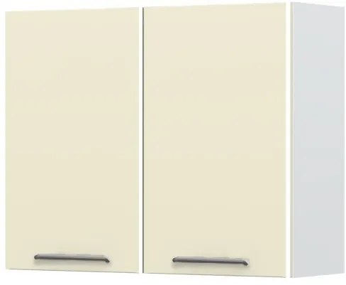 Ντουλάπι κρεμαστό Modena V7-90-2K-Λευκό - Μπεζ - 90.00Χ32.00Χ72.00cm