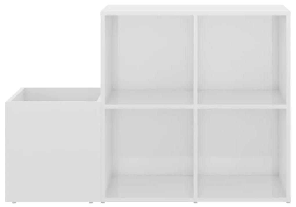 Παπουτσοθήκη Χολ Γυαλ. Λευκή 105 x 35,5 x 70 εκ από Μοριοσανίδα - Λευκό