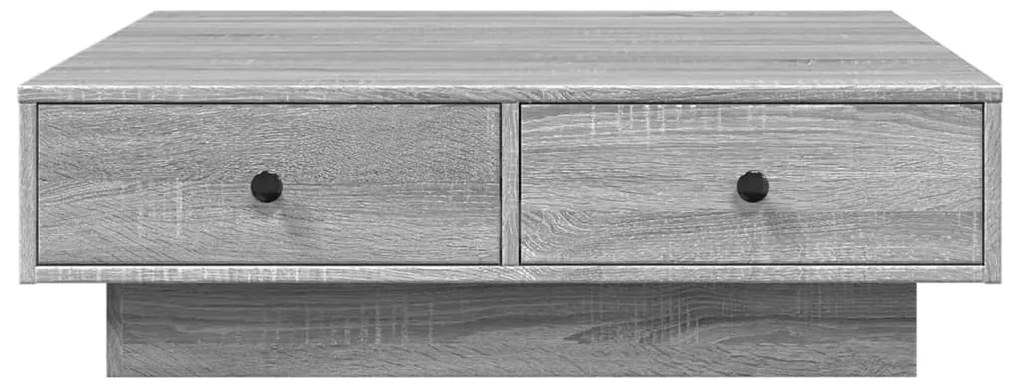 vidaXL Τραπεζάκι Σαλονιού Γκρι Sonoma 90x90x28 εκ. Επεξεργασμένο Ξύλο