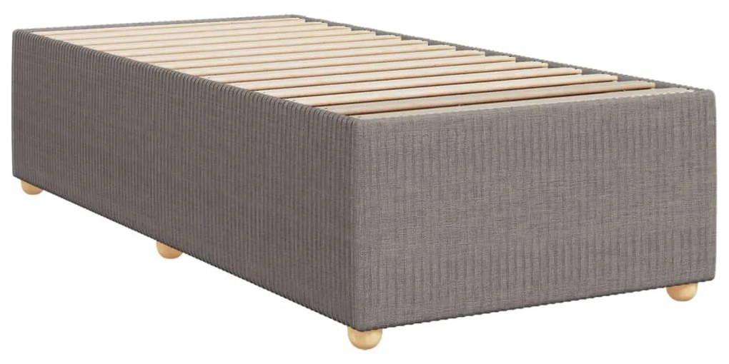 ΚΡΕΒΑΤΙ BOXSPRING ΜΕ ΣΤΡΩΜΑ TAUPE 90X190 ΕΚ.ΥΦΑΣΜΑΤΙΝΟ 3287329