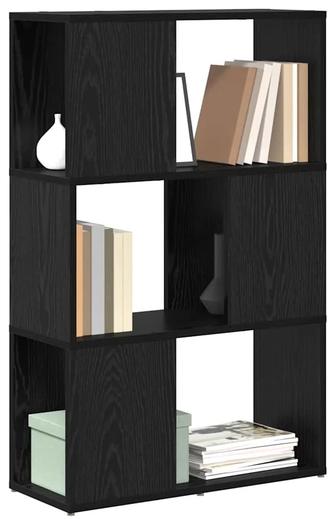 vidaXL Κέντρο ψυχαγωγίας Μαύρο 60 x 24 x 94 cm Επεξεργασμένο ξύλο