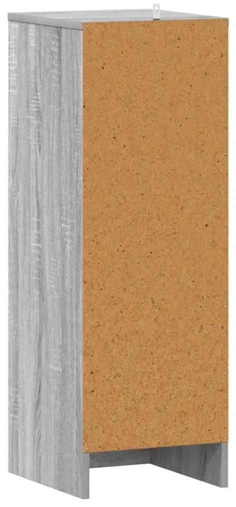 vidaXL Παπουτσοθήκη Γκρι Sonoma 32x35x92 εκ. από Επεξεργασμένο Ξύλο
