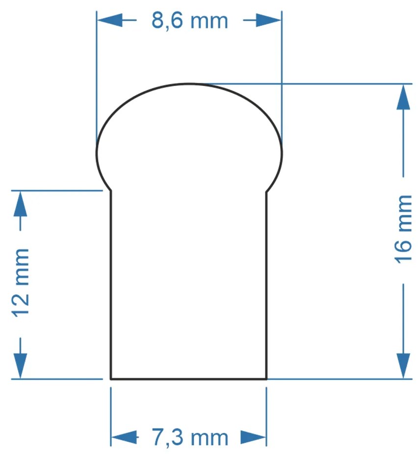 GloboStar® 70571 OVALE 120° Degree Neon Flex Epistar LED SMD 2835 1m 12W/m 120LED/m 1284lm/m 120° DC 230V Αδιάβροχη IP68 Φυσικό Λευκό 4500K Dimmable