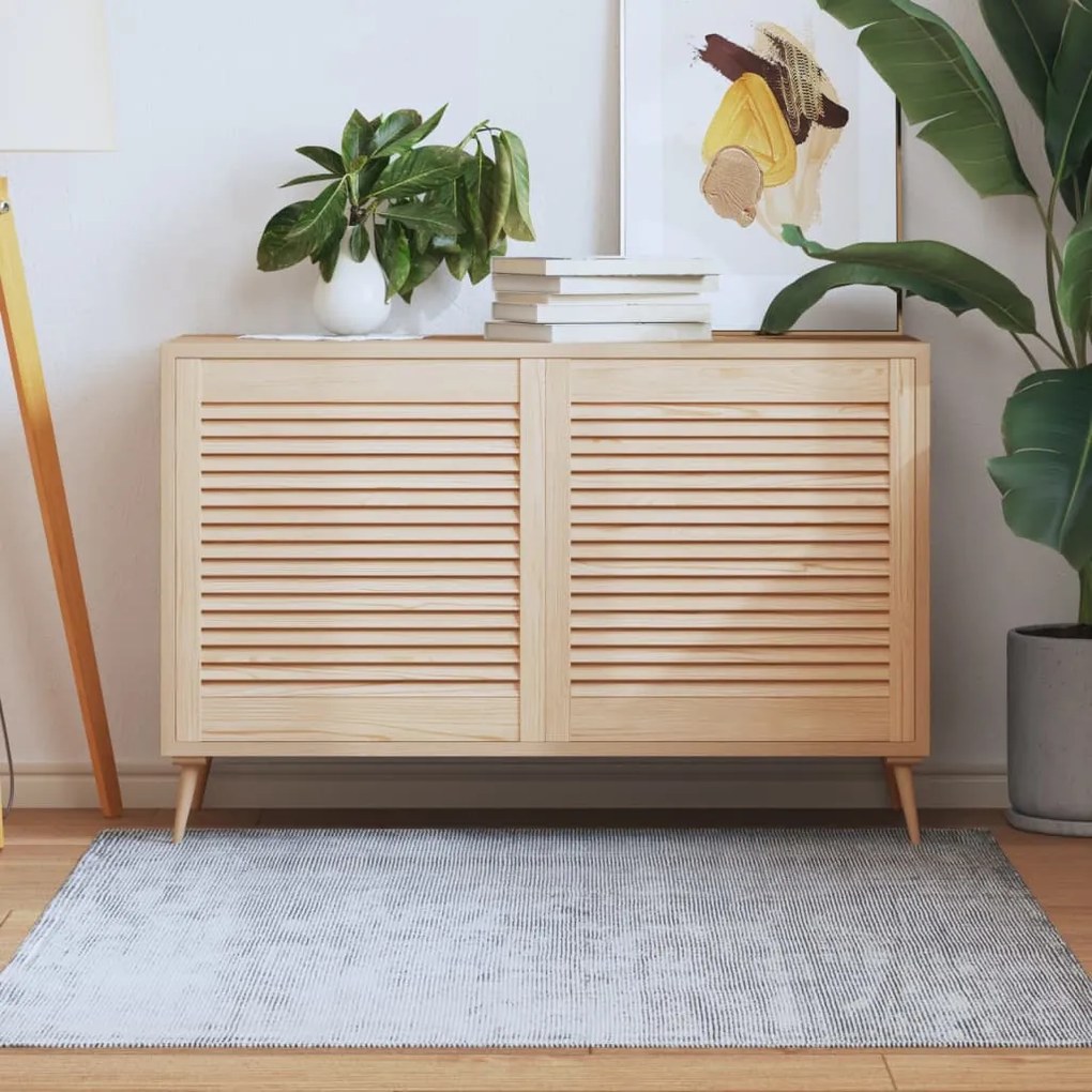 Πορτάκια με Περσίδες 2 Τεμ. 61,5x59,4 εκ. από Μασίφ Ξύλο Πεύκου