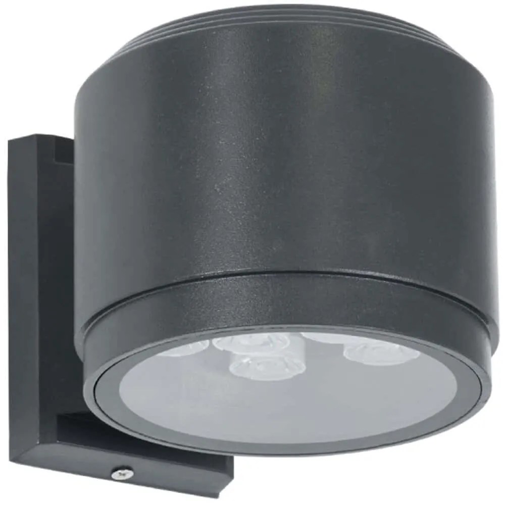 Φωτιστικό Τοίχου - Απλίκα Gona 90483 13x16,5x5cm Led 2160lm 24W 2700K Anthracite GloboStar