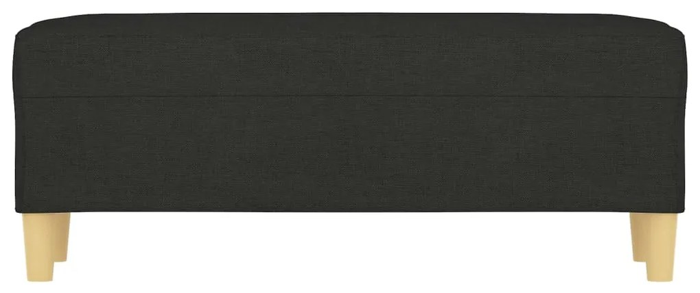 vidaXL Πάγκος Μαύρος 100x35x41 εκ. Υφασμάτινος