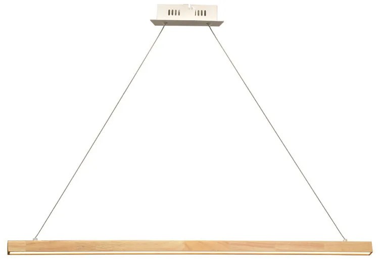 Φωτιστικό Οροφής LED Aca Canela TNK299LED13P Wood