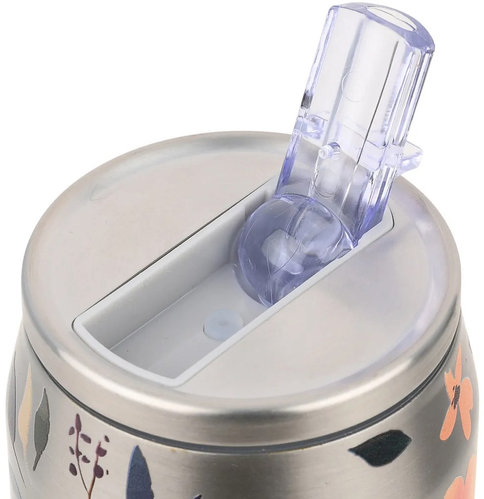 ESTIA ΘΕΡΜΟΣ TRAVEL CUP SAVE THE AEGEAN 500ml SILVER BOTANIC
