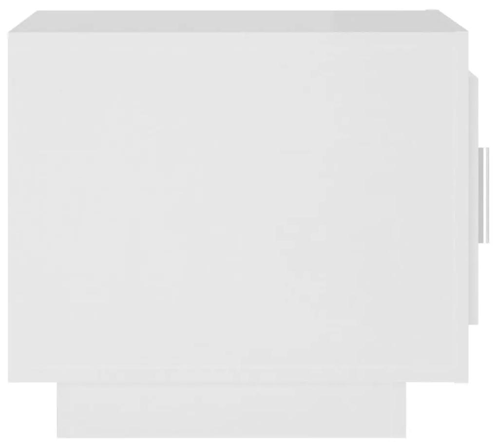 Τραπεζάκι Σαλονιού Λευκό 51 x 50 x 45 εκ. Επεξεργασμένο Ξύλο - Λευκό
