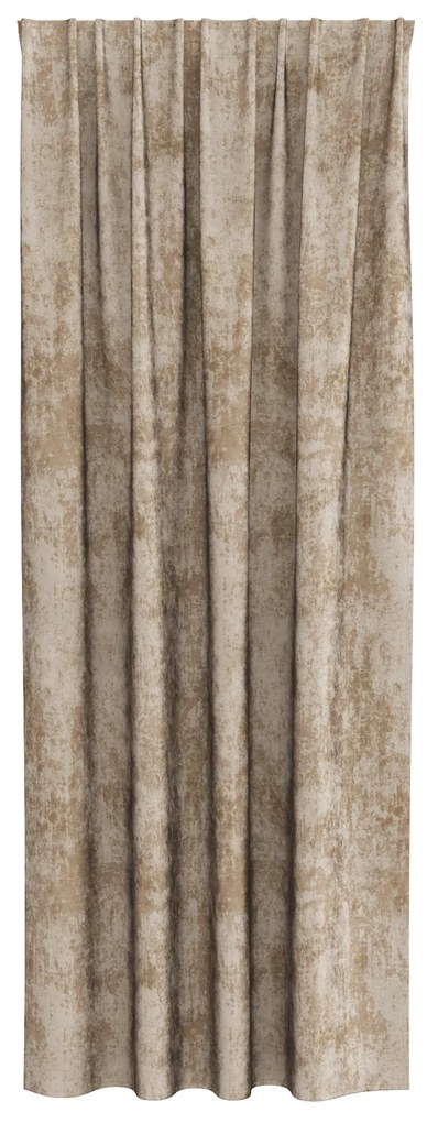 vidaXL Κουρτίνες 2 τεμ με ράβδους Σαμπάνια 260x140 εκ