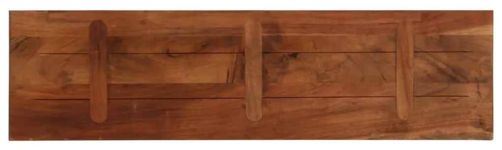 vidaXL Επιφάνεια Τραπεζιού Ορθογώνια 110x30x3,8 εκ. Ανακυκλωμένο Ξύλο