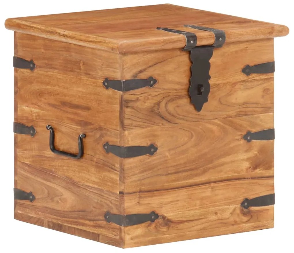 vidaXL Μπαούλο 40 x 40 x 40 εκ. από Μασίφ Ξύλο Ακακίας