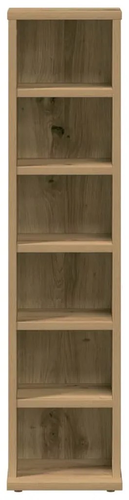 vidaXL Ντουλάπι CD Artisan Oak 21x20x88 cm Κατασκευασμένο ξύλο