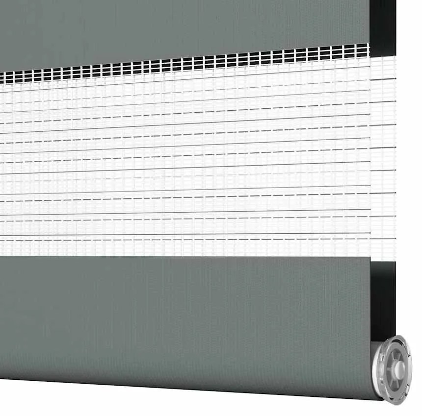 Ζέβρα τυφλή Σκούρο Γκρι Πλάτος υφάσματος 105,9 εκ. Πολυεστέρας 4014185