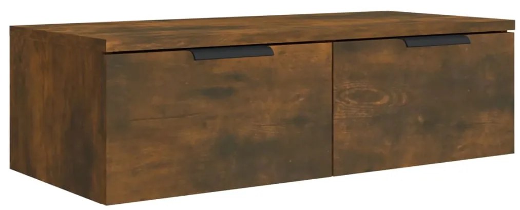 vidaXL Έπιπλα Τοίχου 2 τεμ. Καπν. Δρυς 68x30x20 εκ. Επ. Ξύλο