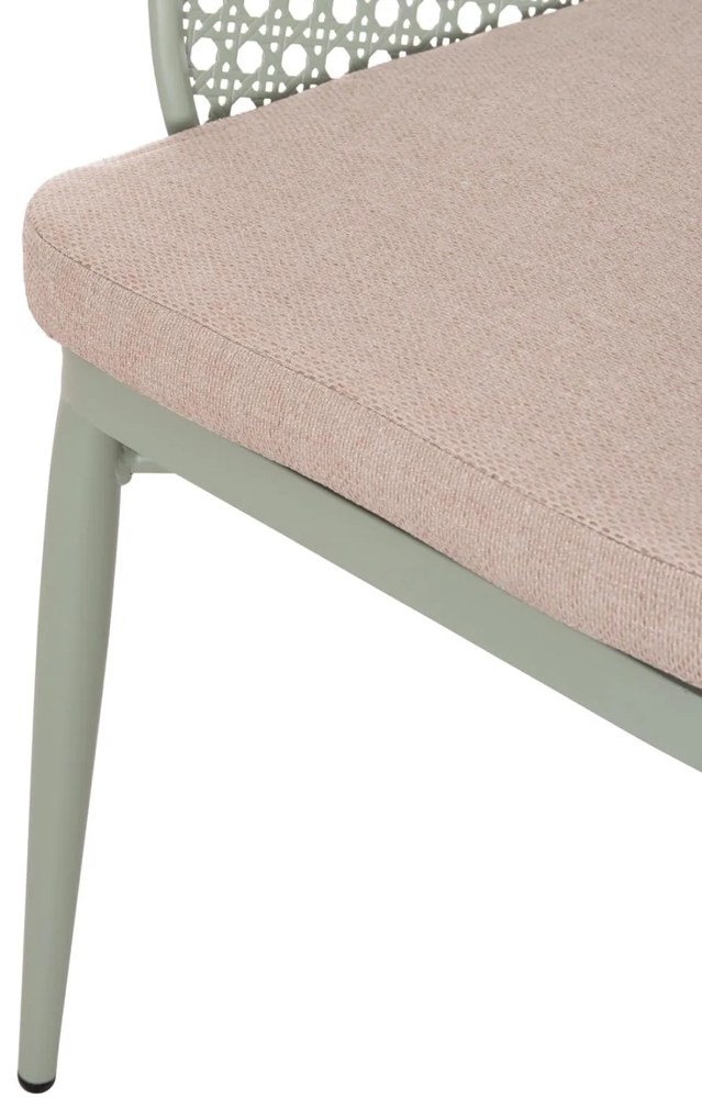 Σετ Κήπου Σαλόνι OREGO 3 τεμ. C21106.06 Αλουμίνιο σε Φυστικί χρώμα 58x55x83 εκ.