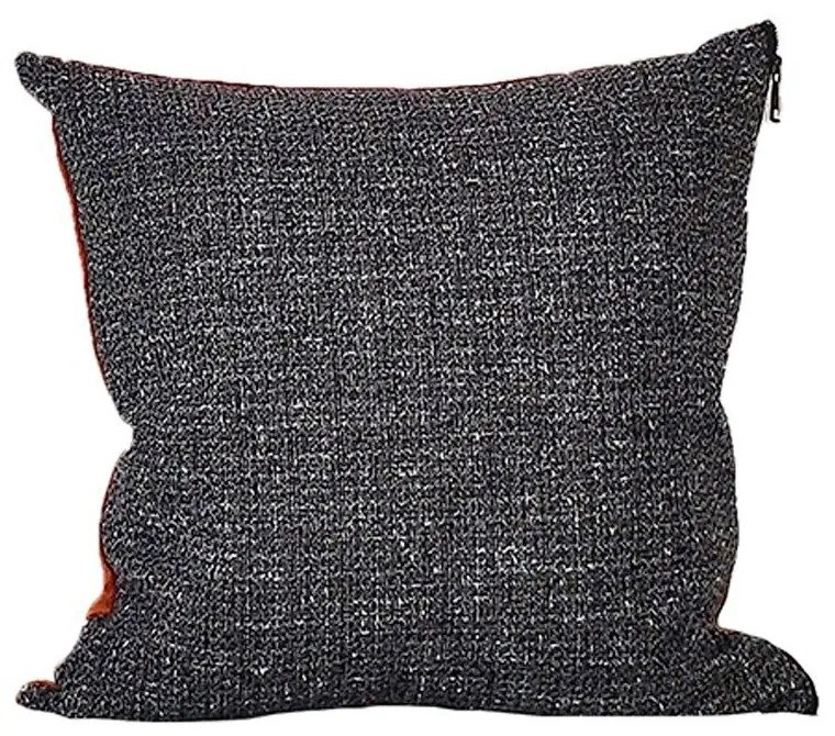 Μαξιλάρι Διακοσμητικό (Με Γέμιση) Tuil 018882 Anthracite-Maroon 45X45 Polyester,Fabric