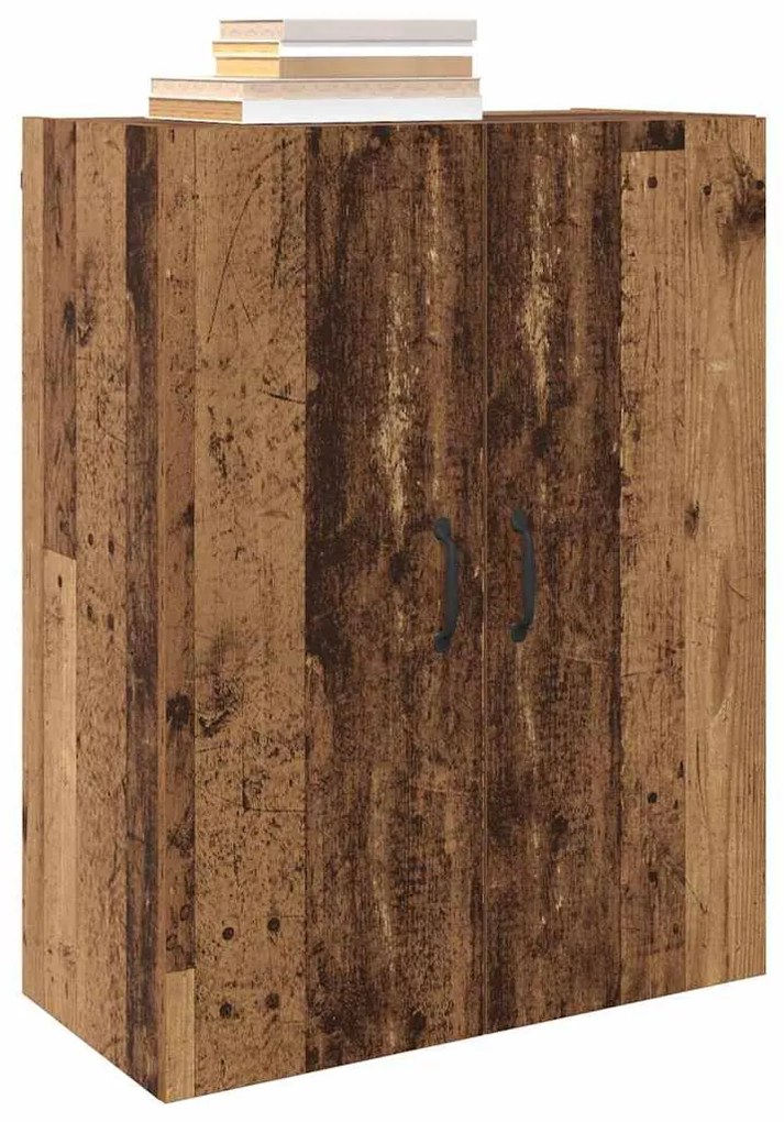 vidaXL Ντουλάπια Τοίχου 2 pcs Παλαιό ξύλο 69.5 x 34 x 90 εκ.
