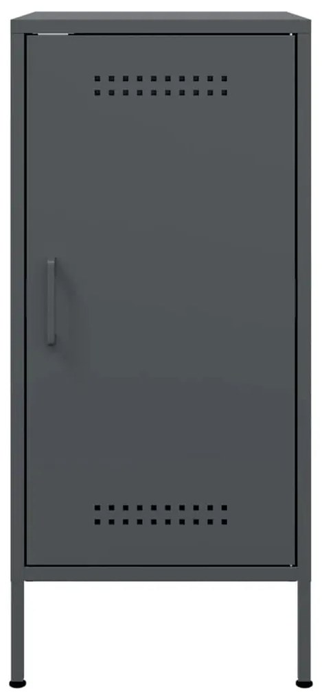 vidaXL Ντουλάπια 2 τεμ. Ανθρακί 36x39x79 εκ. από Χάλυβα