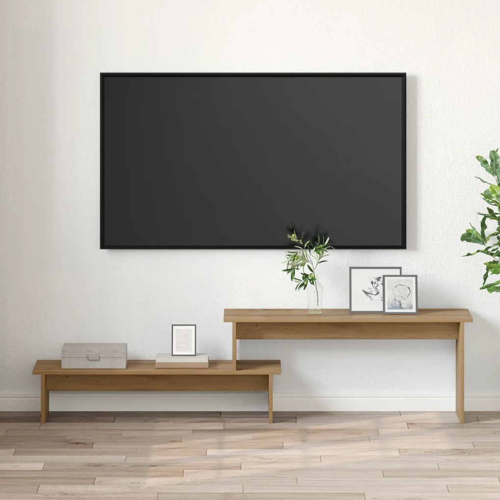 vidaXL Ντουλάπι TV artisan δρυς 180 x 30 x 43 εκ. Επεξεργασμένο ξύλο