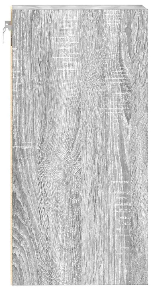 vidaXL κρεμαστό ντουλάπι Riga γκρι Sonoma 40x29,5x60 cm