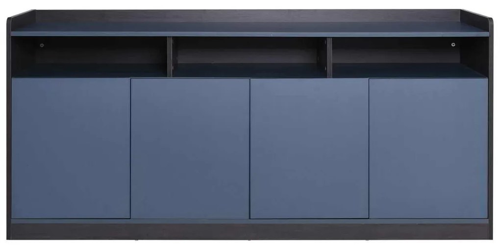 Ντουλάπι ADVANCE 169x40x80cm Σκ.Καρυδί/Γκρι