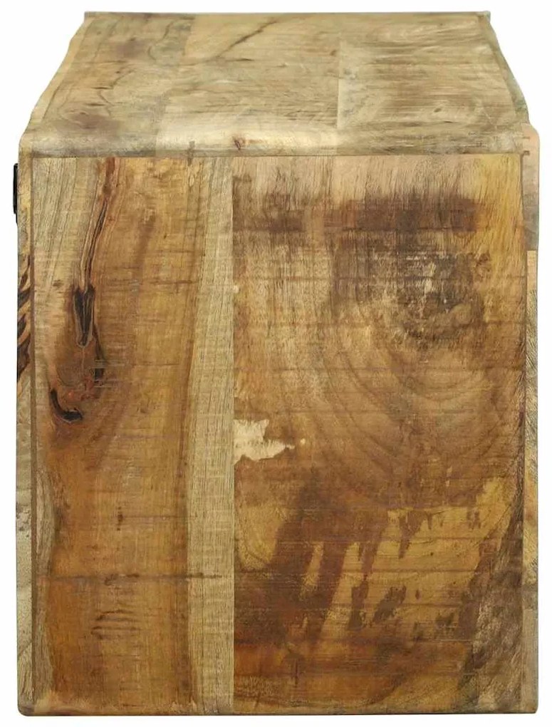 vidaXL Έπιπλο Τηλεόρασης Καφέ 100 x 32 x 36 εκ. Μασίφ ξύλο μάνγκο