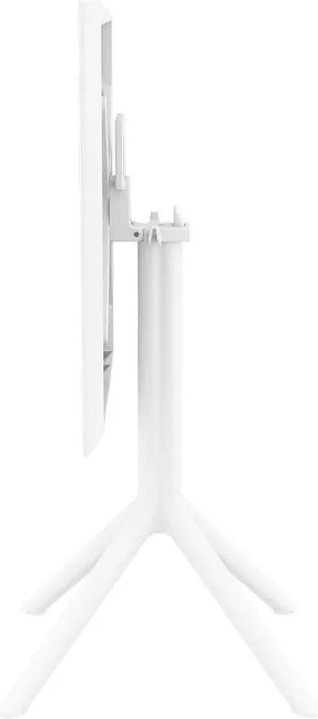 Τραπέζι Πτυσσόμενο Sky 60Χ60X74Εκ. White Πολυπροπυλενίου