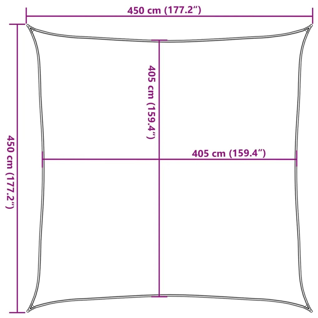 ΠΑΝΙ ΣΚΙΑΣΗΣ ΤΕΡΑΚΟΤΑ 4,5X4,5 Μ. ΑΠΟ HDPE 160 ΓΡ./Μ² 311332