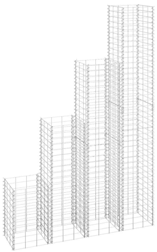 Συρματοκιβώτια-Γλάστρες Υπ. 4τεμ 30x30x50/100/150/200εκ Σιδερ.