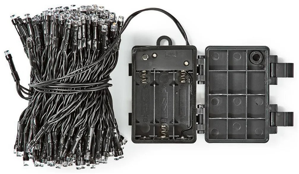 Γιρλάντα Φωτισμού LED AX8415220 Λευκό Μαύρο Θερμό Λευκό 7 m