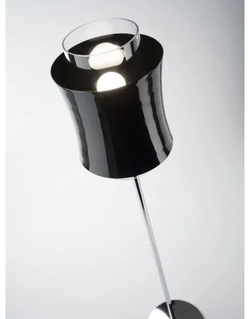 Επιδαπέδιο Φωτιστικό 1xE27 Κρύσταλλο Dimmer 170cm Fez F3 Prandina 1D04300310105 Μαύρο