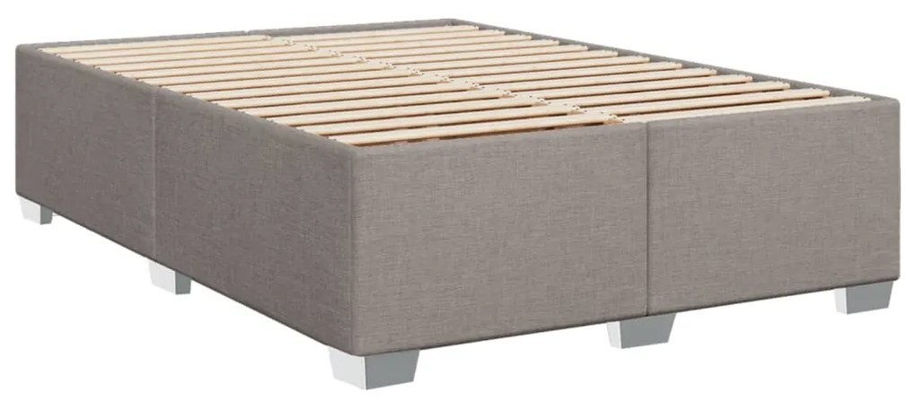 ΚΡΕΒΑΤΙ BOXSPRING ΜΕ ΣΤΡΩΜΑ TAUPE 140X190 ΕΚ. ΥΦΑΣΜΑΤΙΝΟ 3288187