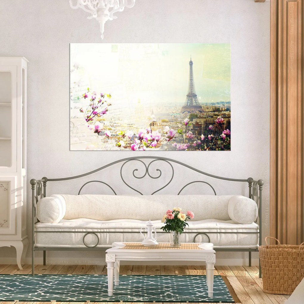 Πίνακας - Postcards from Paris (1 Part) Wide 120x80