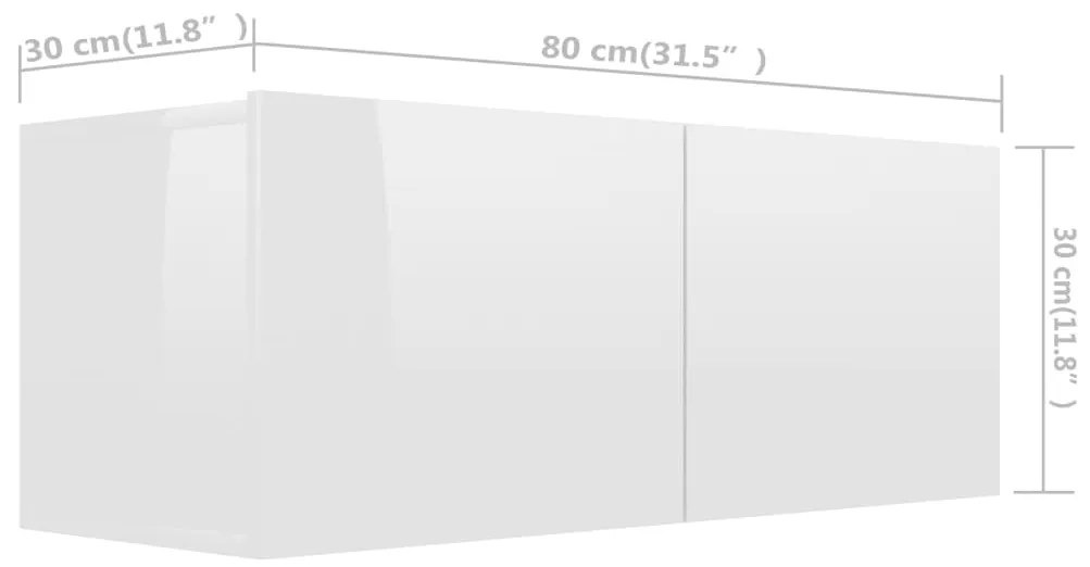 ΈΠΙΠΛΑ ΤΗΛΕΟΡΑΣΗΣ 4 ΤΕΜ. ΓΥΑΛ. ΛΕΥΚΟ 80X30X30 ΕΚ. ΜΟΡΙΟΣΑΝΙΔΑ 3079270