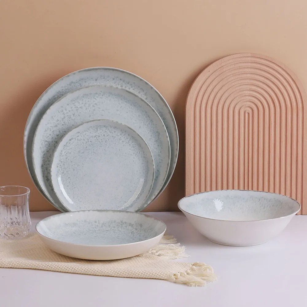 Σερβίτσιο Πιάτων Pluto Stoneware – 20τμχ - Cryspo Trio