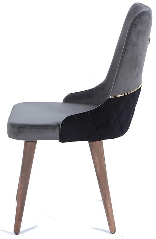 Καρέκλα RİO PLUS ξύλο φυσικό χρώμα /ύφασμα BABYFACE 12 &amp;LİMA 36 - Βελούδο - 783-1114