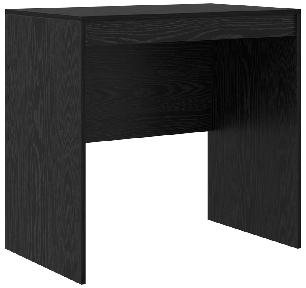 vidaXL Γραφείο Μαύρου Δρυ 80 x 50 x 76 εκ Επεξεργασμένο Ξύλο