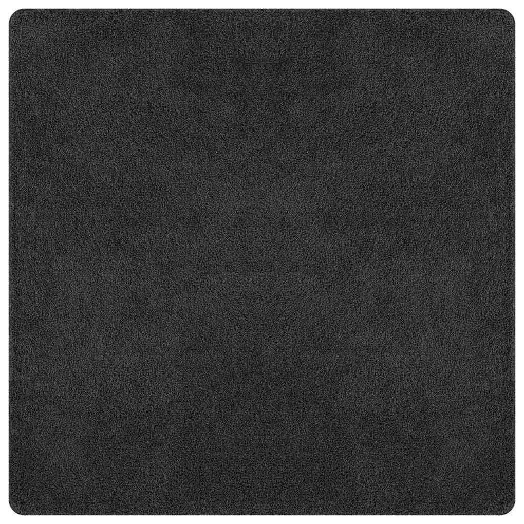 vidaXL Χαλί Σκούρο γκρι 200 x 200 cm Πολυπροπυλένιο