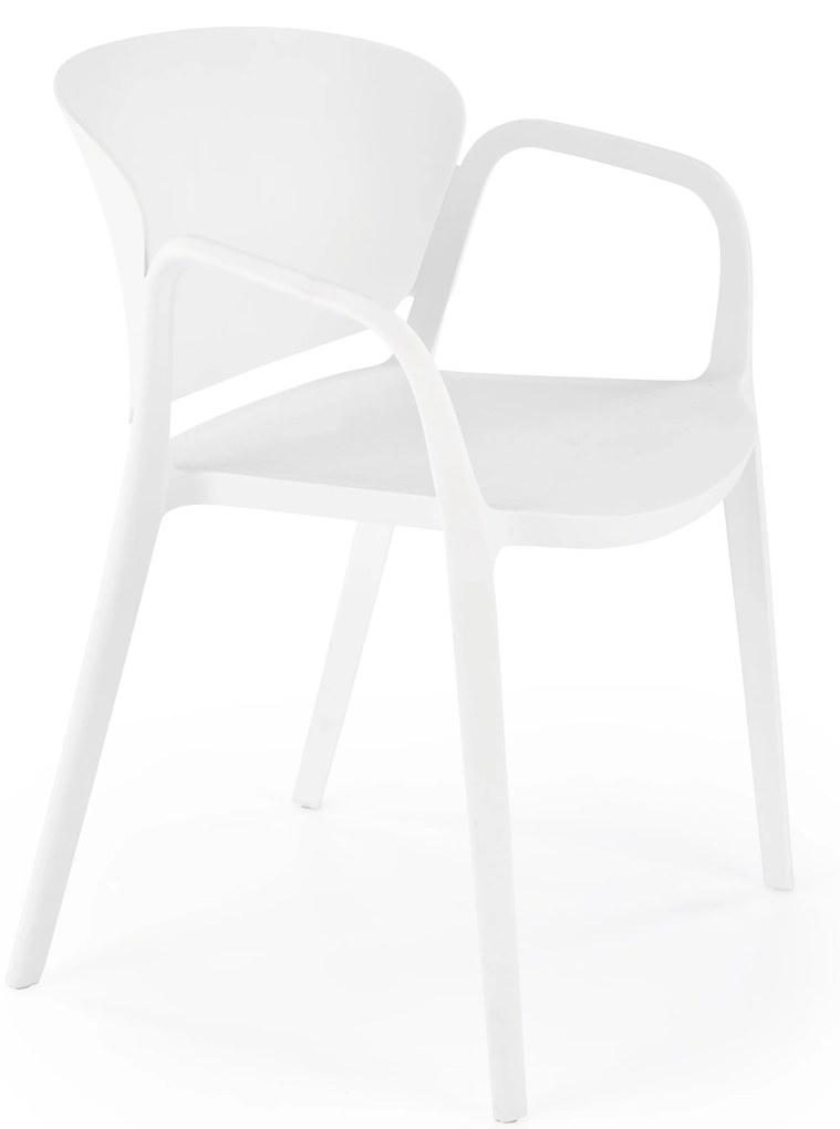 K491 plastic chair white DIOMMI V-CH-K/491-KR-BIAŁY DIOMMI-60-21300