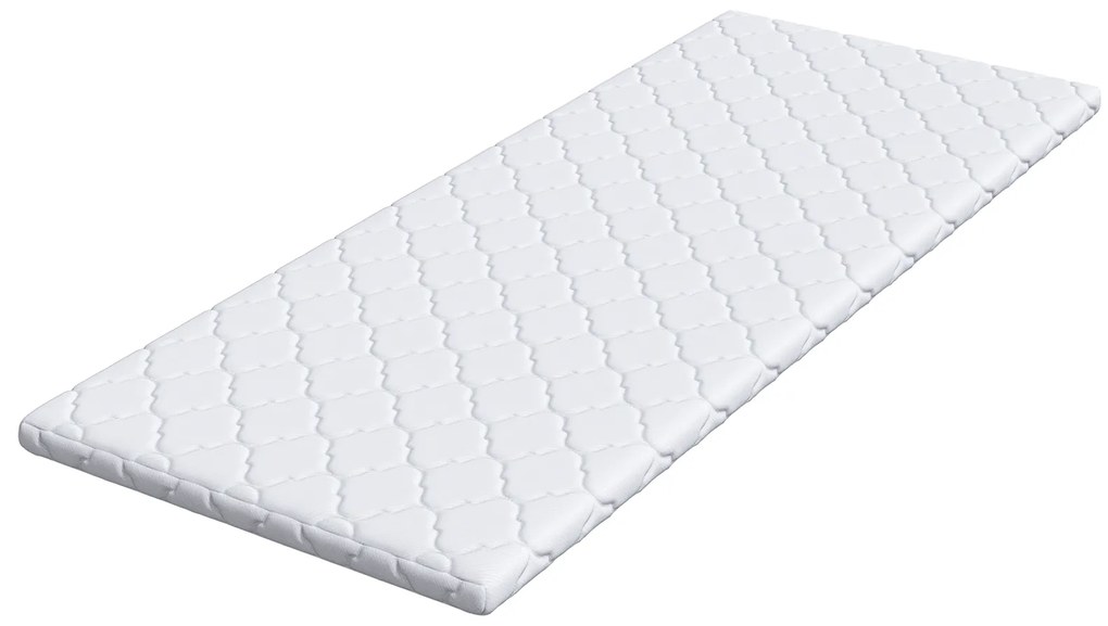 vidaXL Στρώματα Λευκό 70 x 200 cm Πολυεστέρας χωρίς κόλλα