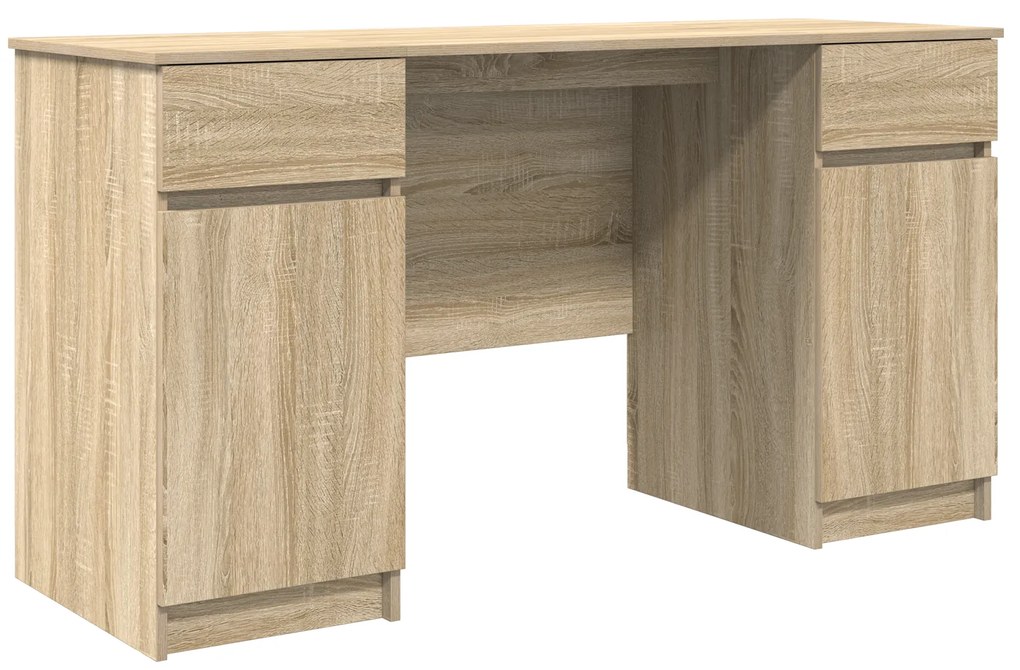 vidaXL γραφείο Σονομα Οξιά 140x49x76 εκ Επεξεργασμένο ξύλο