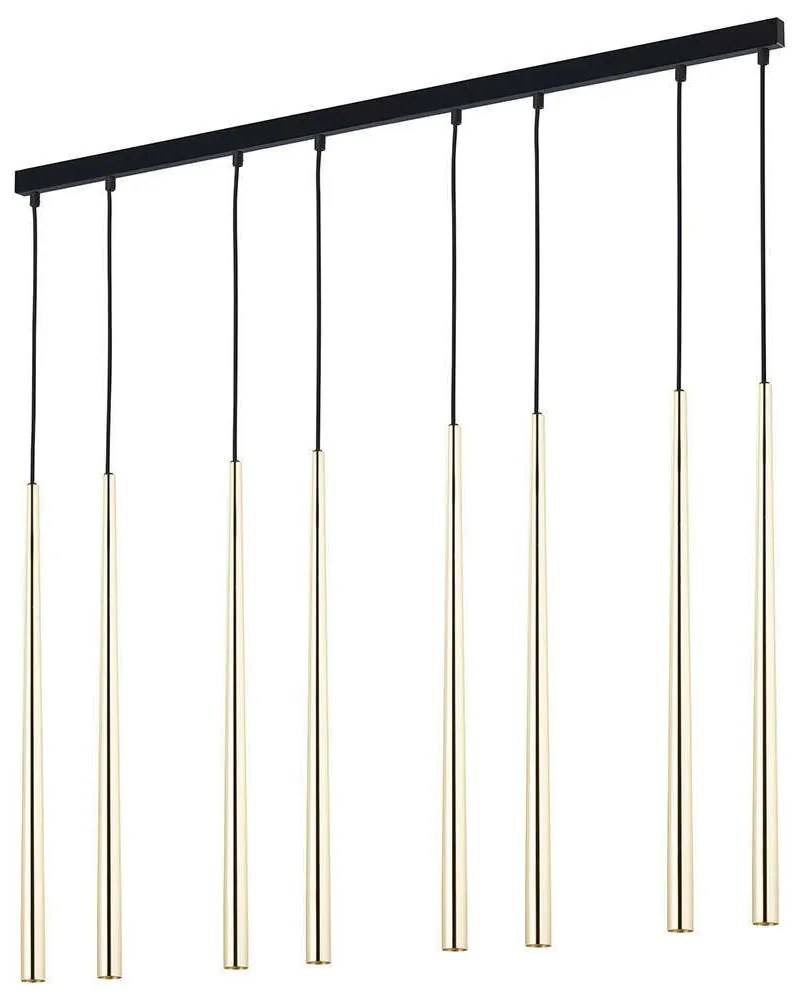 Φωτιστικό Οροφής Piano 6423 8xG9 6W 115x120cm Gold TK Lighting