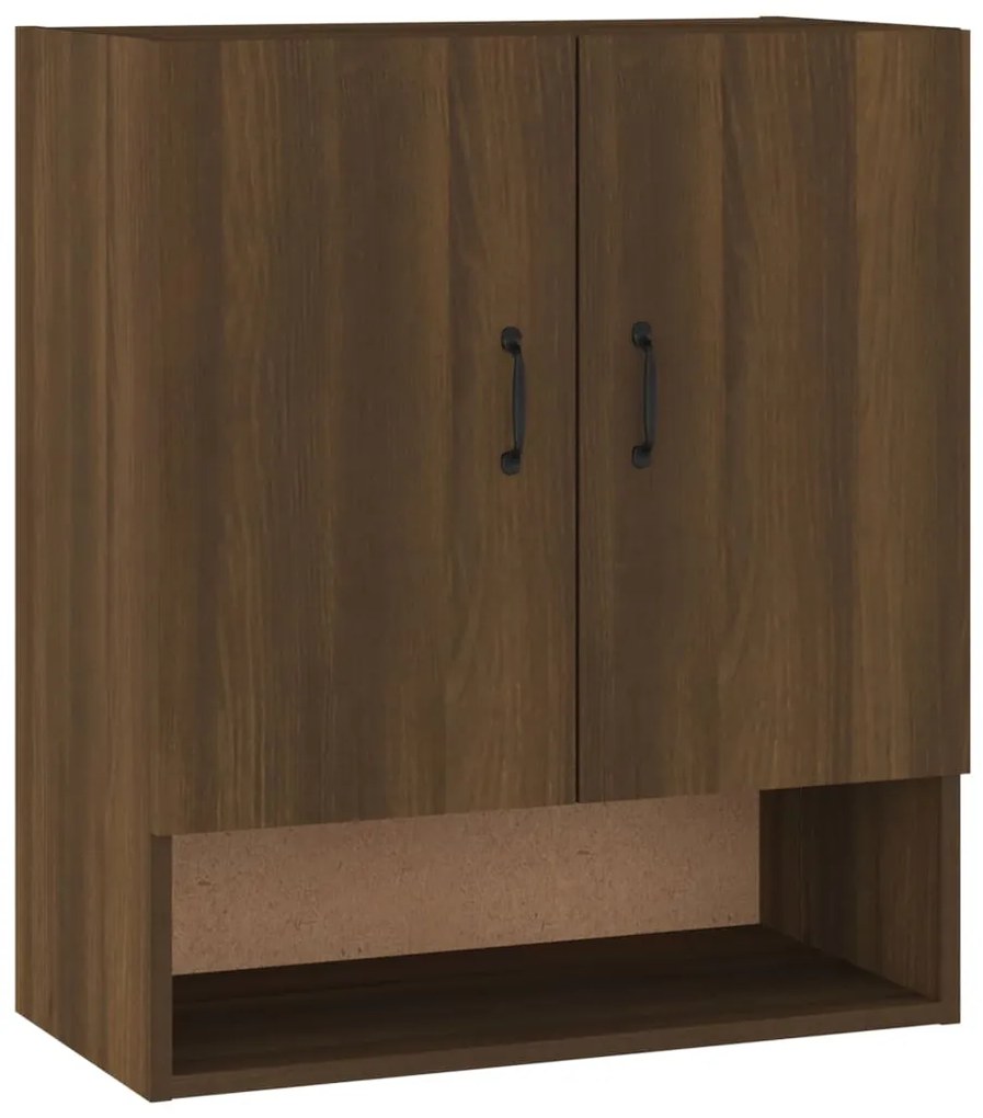 vidaXL Ντουλάπι Τοίχου Καφέ Δρυς 60x31x70 εκ. Επεξεργασμένο Ξύλο