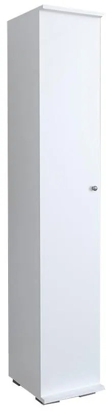Ντουλάπι-στήλη Juan λευκό 30x35x177εκ 30x35x177 εκ.