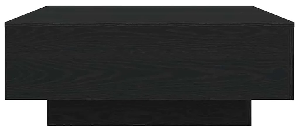 vidaXL Τραπεζάκι Σαλονιού Μαύρη δρυς 80 x 80 x 31 cm
